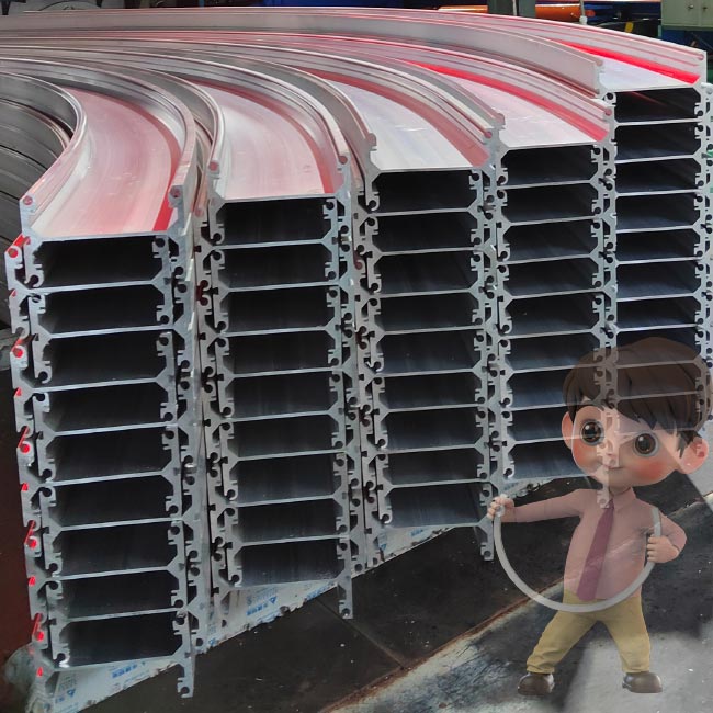 氣膜用工字鋁拉彎