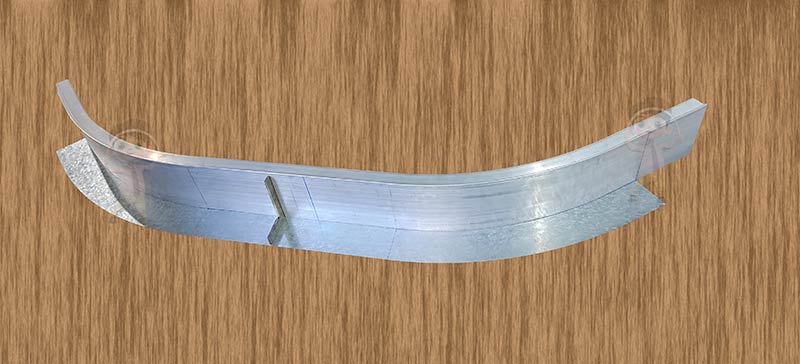 汽車(chē)鋁保險(xiǎn)杠拉彎展示