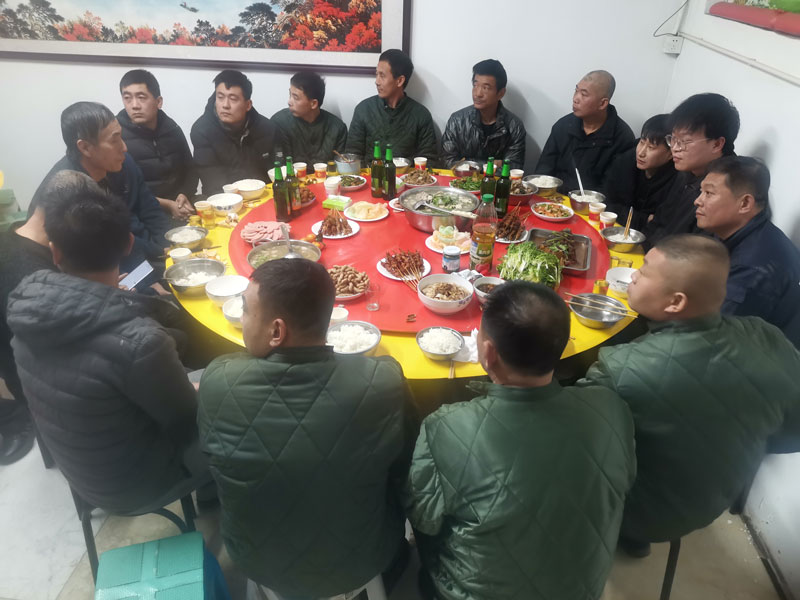 盛達北京拉彎加工廠感恩在嚴寒中堅守崗位的勞動者們