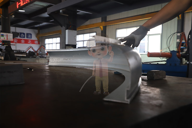 鋁型材裝飾線條彎曲