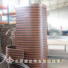  兩端帶直線段的斷橋鋁型材彎弧